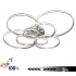 Srebrny plafon LED 110x90cm 4000K 70Watt - P140
